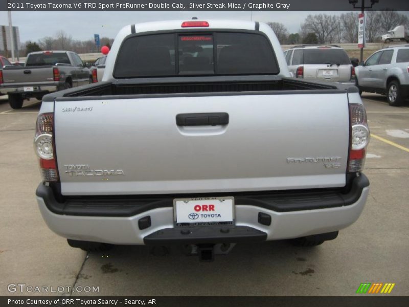 Silver Streak Mica / Graphite Gray 2011 Toyota Tacoma V6 TRD Sport PreRunner Double Cab