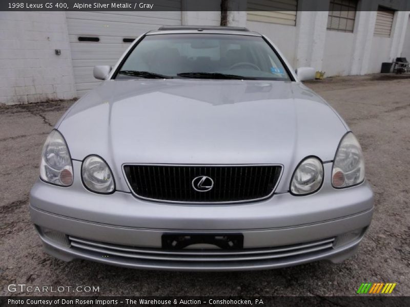 Alpine Silver Metalic / Gray 1998 Lexus GS 400