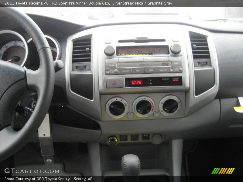 Silver Streak Mica / Graphite Gray 2011 Toyota Tacoma V6 TRD Sport PreRunner Double Cab