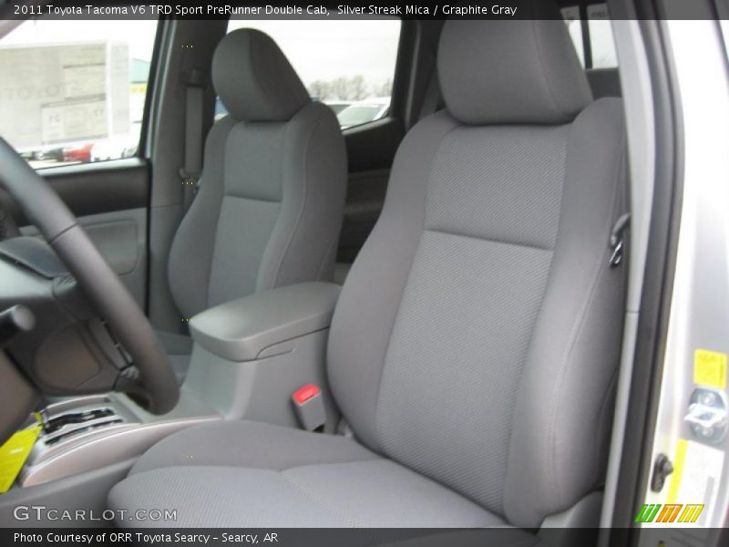 Silver Streak Mica / Graphite Gray 2011 Toyota Tacoma V6 TRD Sport PreRunner Double Cab