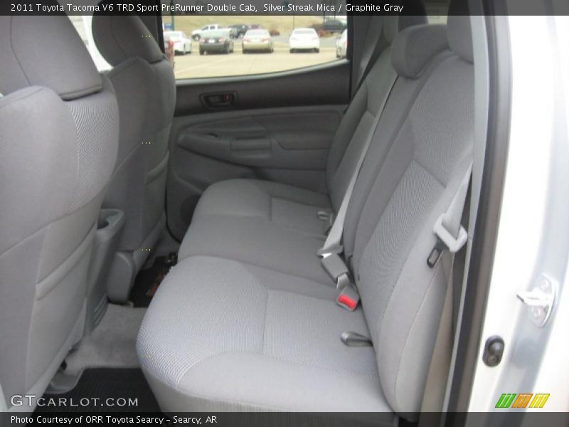 Silver Streak Mica / Graphite Gray 2011 Toyota Tacoma V6 TRD Sport PreRunner Double Cab