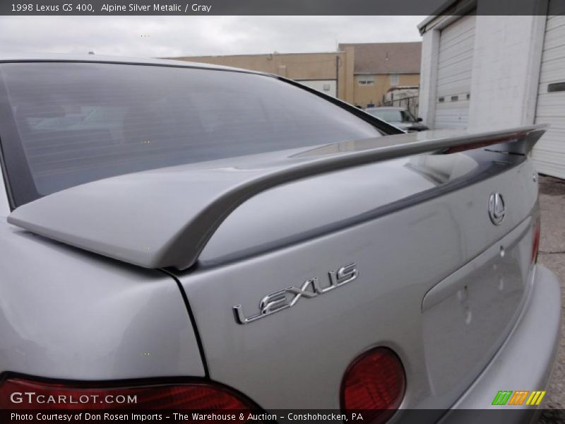 Alpine Silver Metalic / Gray 1998 Lexus GS 400