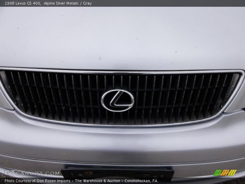 Alpine Silver Metalic / Gray 1998 Lexus GS 400
