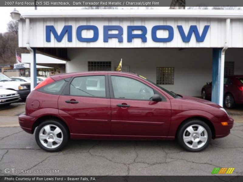Dark Toreador Red Metallic / Charcoal/Light Flint 2007 Ford Focus ZX5 SES Hatchback