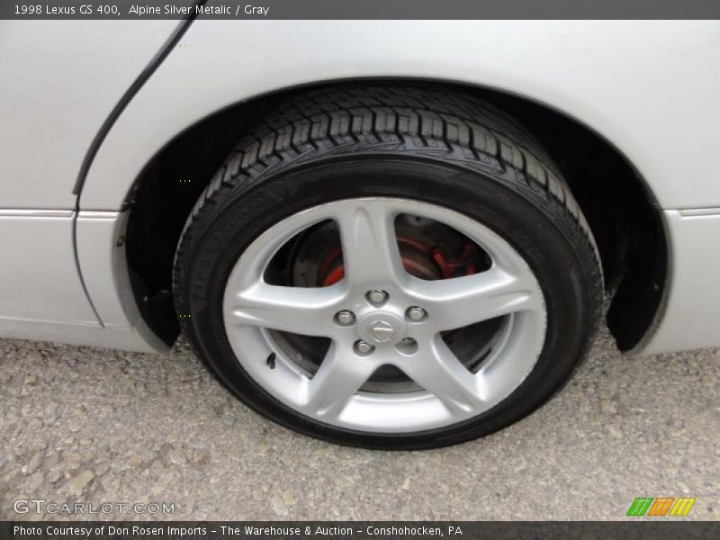 Alpine Silver Metalic / Gray 1998 Lexus GS 400