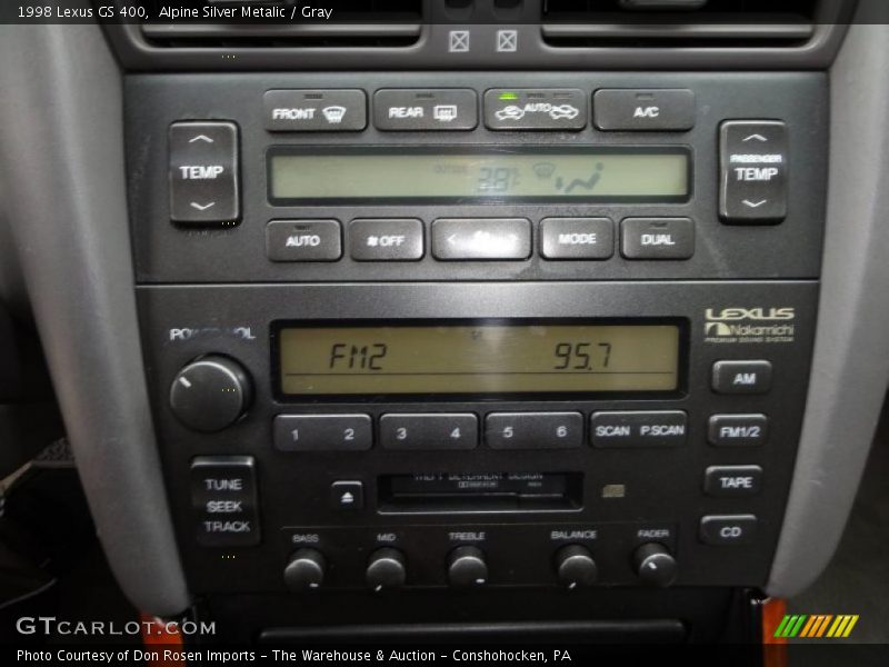 Controls of 1998 GS 400