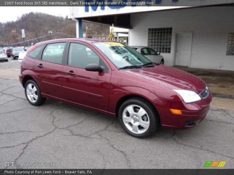 Dark Toreador Red Metallic / Charcoal/Light Flint 2007 Ford Focus ZX5 SES Hatchback