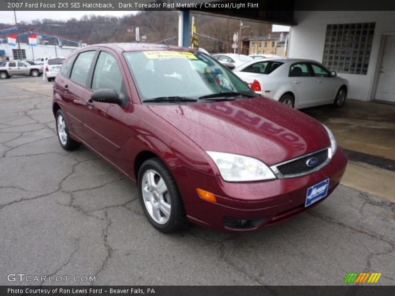 Dark Toreador Red Metallic / Charcoal/Light Flint 2007 Ford Focus ZX5 SES Hatchback