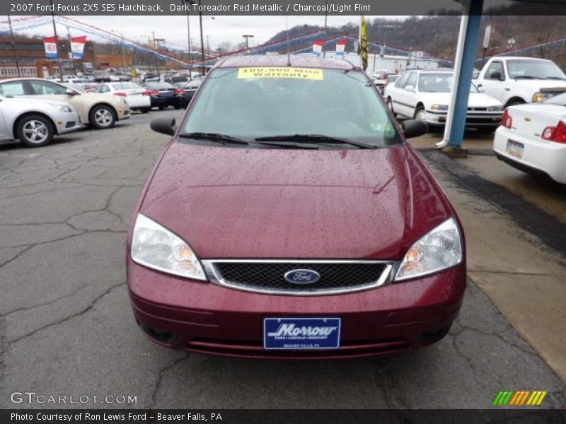Dark Toreador Red Metallic / Charcoal/Light Flint 2007 Ford Focus ZX5 SES Hatchback