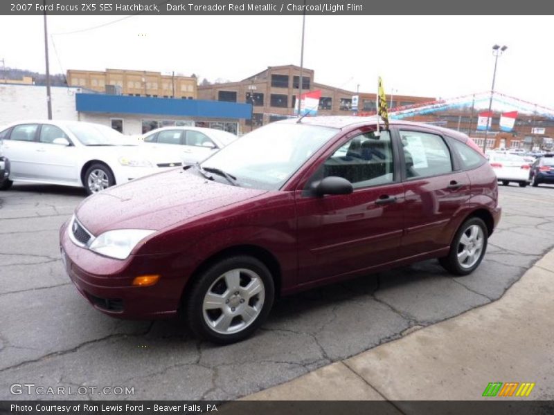 Dark Toreador Red Metallic / Charcoal/Light Flint 2007 Ford Focus ZX5 SES Hatchback