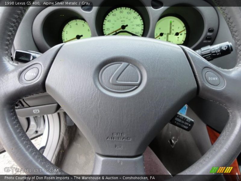 Alpine Silver Metalic / Gray 1998 Lexus GS 400