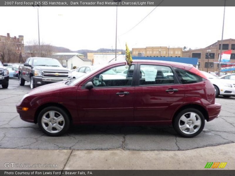 Dark Toreador Red Metallic / Charcoal/Light Flint 2007 Ford Focus ZX5 SES Hatchback