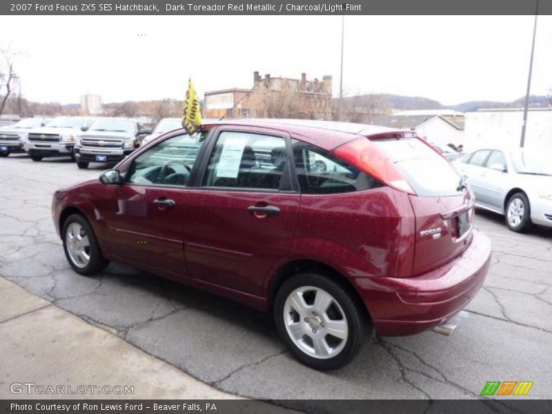 Dark Toreador Red Metallic / Charcoal/Light Flint 2007 Ford Focus ZX5 SES Hatchback