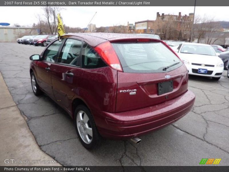 Dark Toreador Red Metallic / Charcoal/Light Flint 2007 Ford Focus ZX5 SES Hatchback