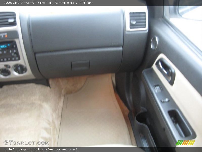 Summit White / Light Tan 2008 GMC Canyon SLE Crew Cab