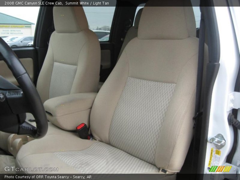 2008 Canyon SLE Crew Cab Light Tan Interior