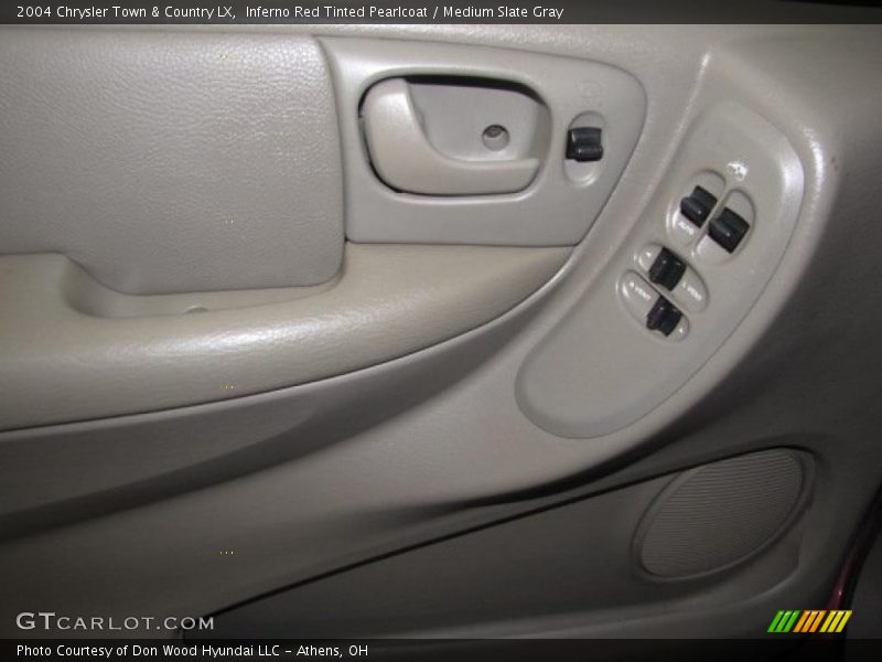 Inferno Red Tinted Pearlcoat / Medium Slate Gray 2004 Chrysler Town & Country LX