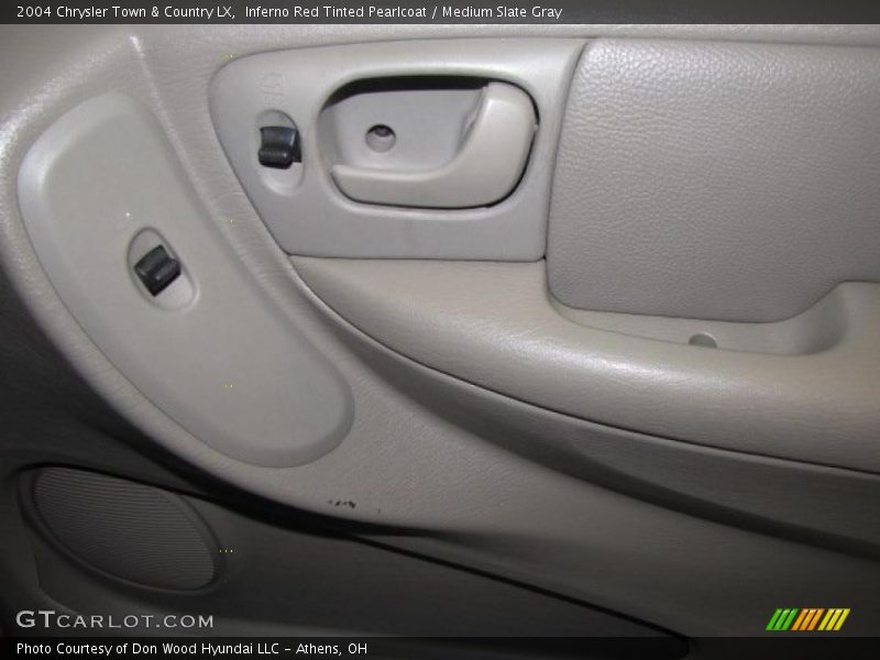 Inferno Red Tinted Pearlcoat / Medium Slate Gray 2004 Chrysler Town & Country LX