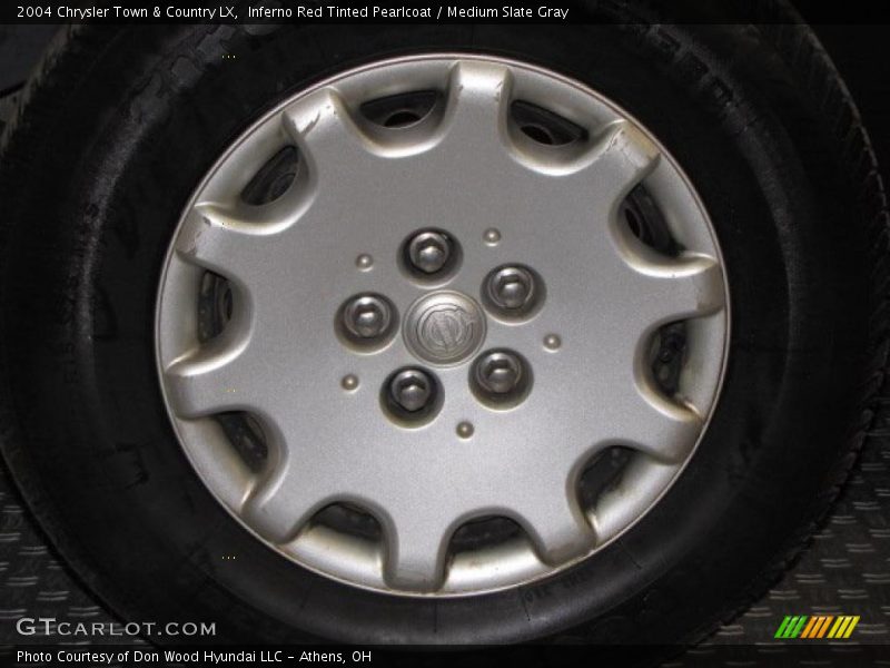 Inferno Red Tinted Pearlcoat / Medium Slate Gray 2004 Chrysler Town & Country LX