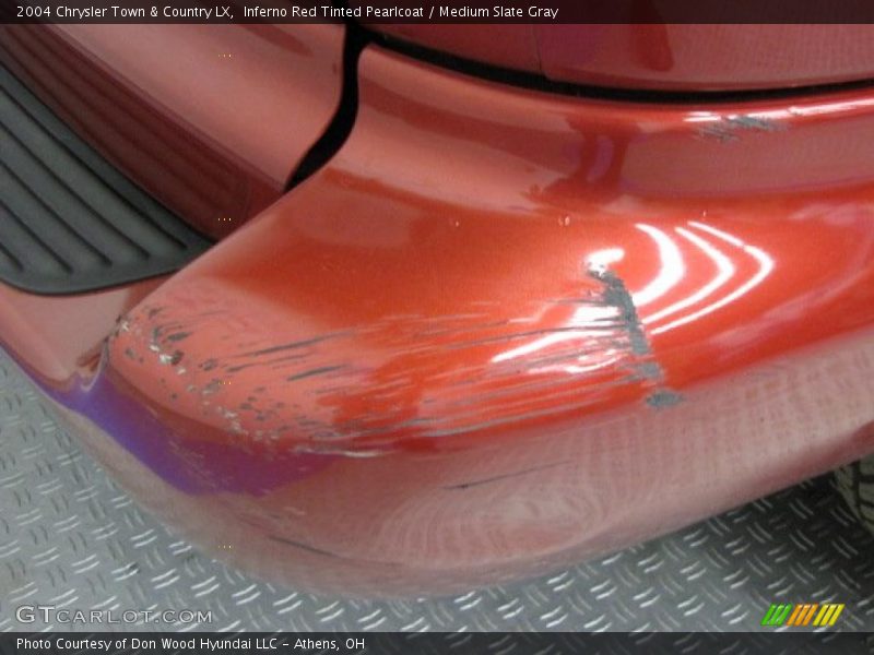 Inferno Red Tinted Pearlcoat / Medium Slate Gray 2004 Chrysler Town & Country LX