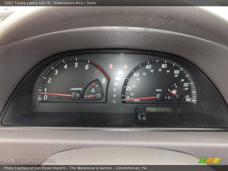  2002 Camry XLE V6 XLE V6 Gauges