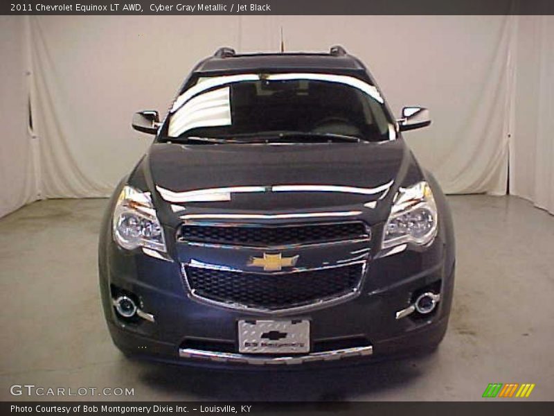 Cyber Gray Metallic / Jet Black 2011 Chevrolet Equinox LT AWD