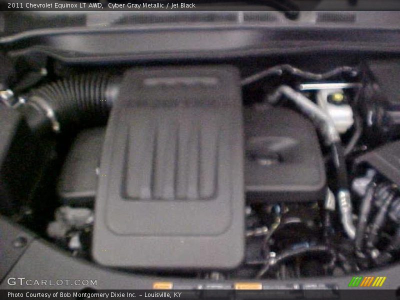 Cyber Gray Metallic / Jet Black 2011 Chevrolet Equinox LT AWD