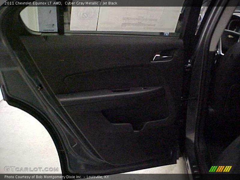Cyber Gray Metallic / Jet Black 2011 Chevrolet Equinox LT AWD