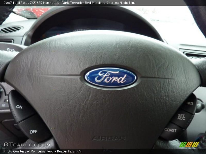 Dark Toreador Red Metallic / Charcoal/Light Flint 2007 Ford Focus ZX5 SES Hatchback