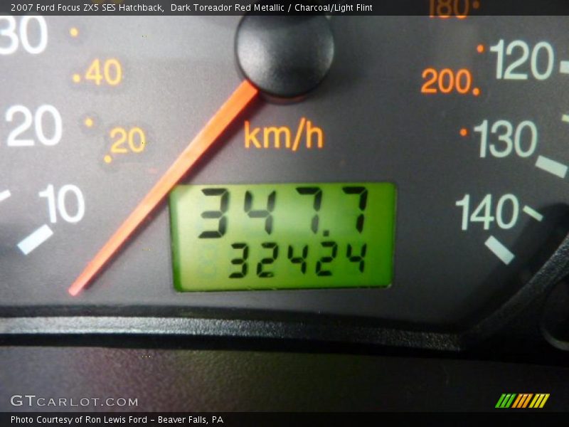 Dark Toreador Red Metallic / Charcoal/Light Flint 2007 Ford Focus ZX5 SES Hatchback
