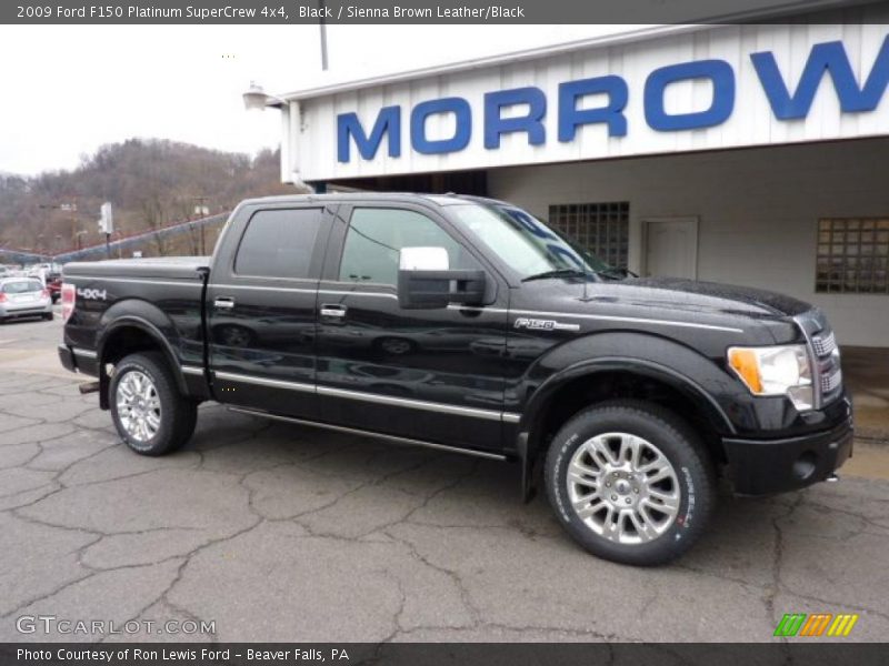 Black / Sienna Brown Leather/Black 2009 Ford F150 Platinum SuperCrew 4x4