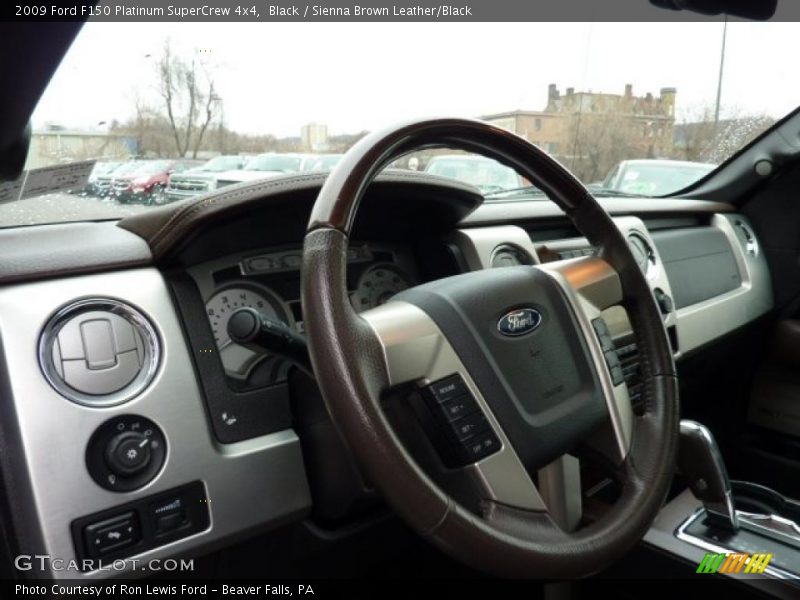 Black / Sienna Brown Leather/Black 2009 Ford F150 Platinum SuperCrew 4x4