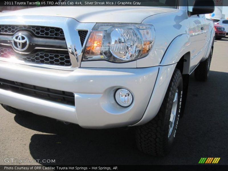 Silver Streak Mica / Graphite Gray 2011 Toyota Tacoma V6 TRD Access Cab 4x4