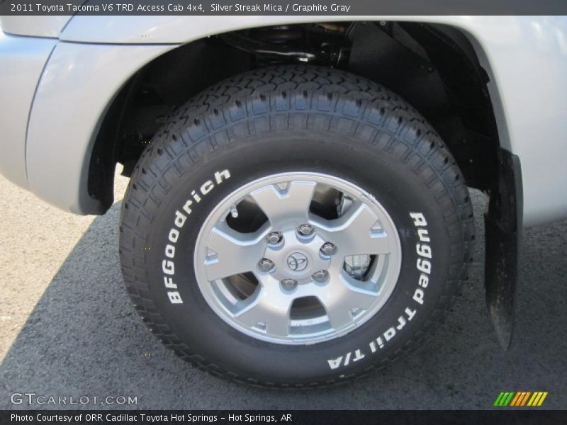 Silver Streak Mica / Graphite Gray 2011 Toyota Tacoma V6 TRD Access Cab 4x4