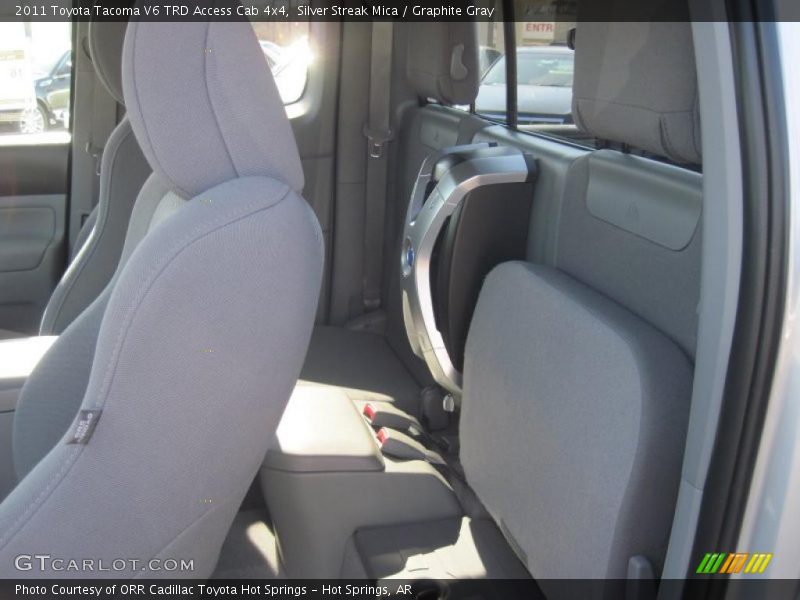 Silver Streak Mica / Graphite Gray 2011 Toyota Tacoma V6 TRD Access Cab 4x4