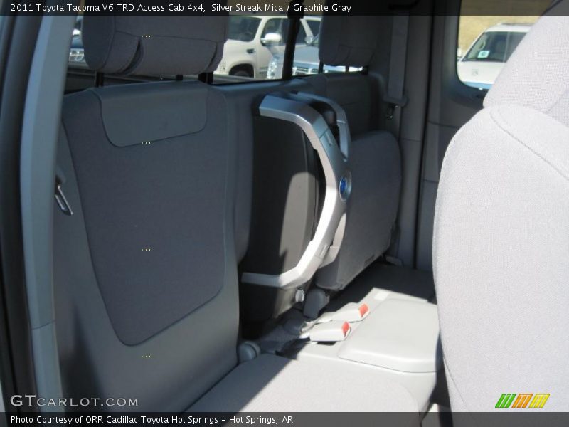 Silver Streak Mica / Graphite Gray 2011 Toyota Tacoma V6 TRD Access Cab 4x4