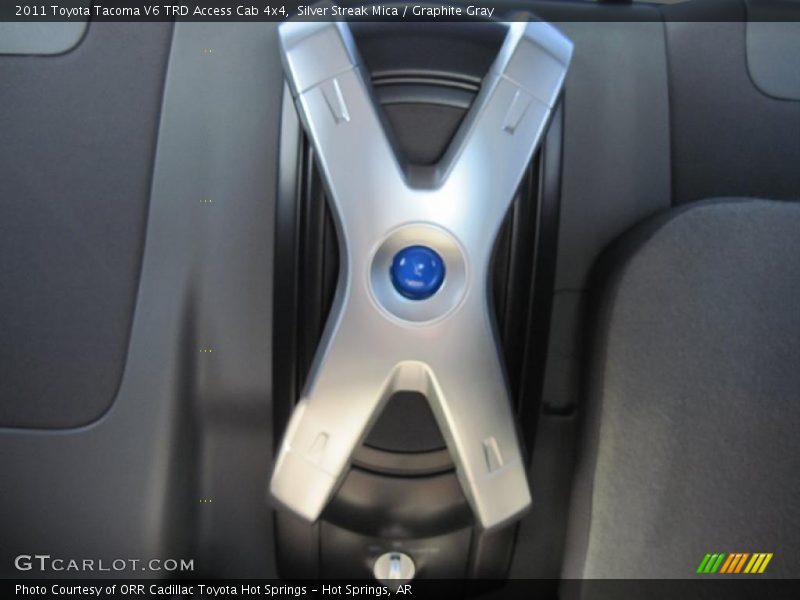 Silver Streak Mica / Graphite Gray 2011 Toyota Tacoma V6 TRD Access Cab 4x4