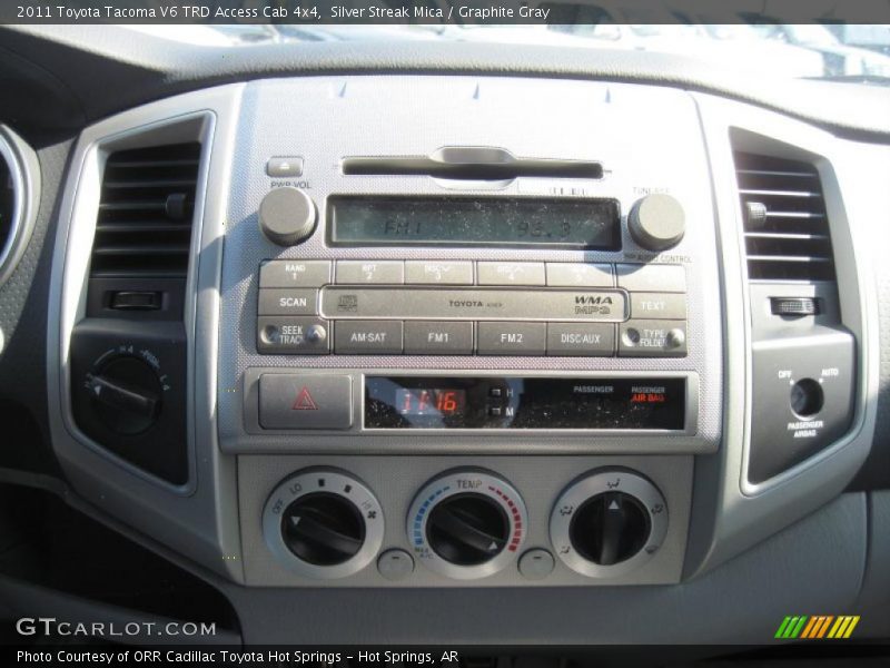 Silver Streak Mica / Graphite Gray 2011 Toyota Tacoma V6 TRD Access Cab 4x4