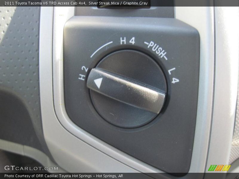 Silver Streak Mica / Graphite Gray 2011 Toyota Tacoma V6 TRD Access Cab 4x4