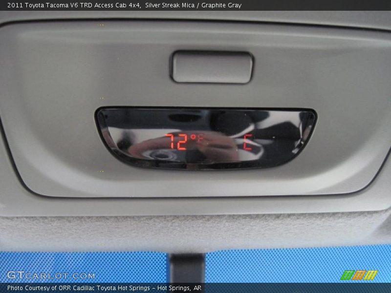 Silver Streak Mica / Graphite Gray 2011 Toyota Tacoma V6 TRD Access Cab 4x4