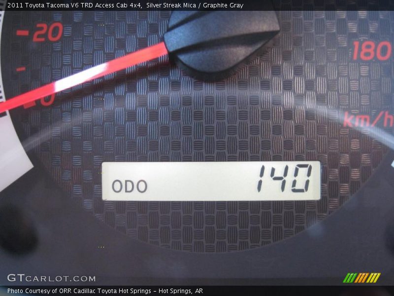 Silver Streak Mica / Graphite Gray 2011 Toyota Tacoma V6 TRD Access Cab 4x4