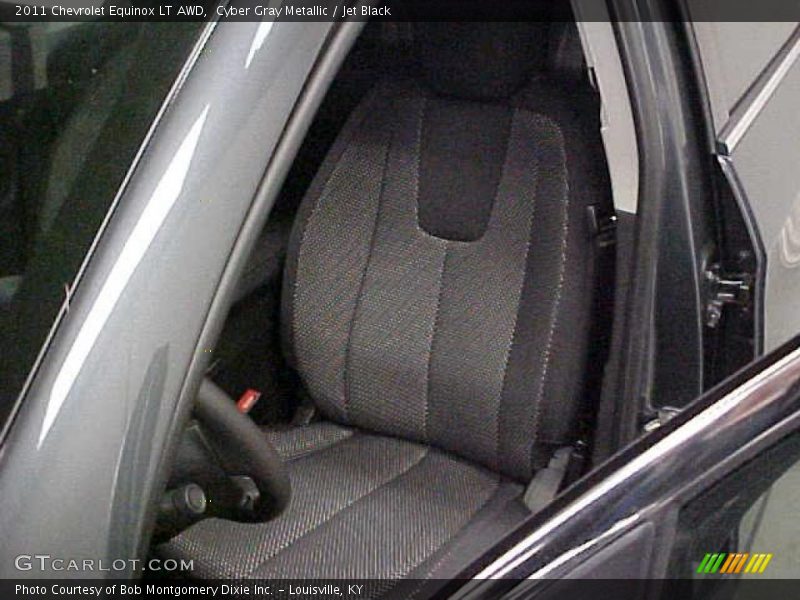 Cyber Gray Metallic / Jet Black 2011 Chevrolet Equinox LT AWD