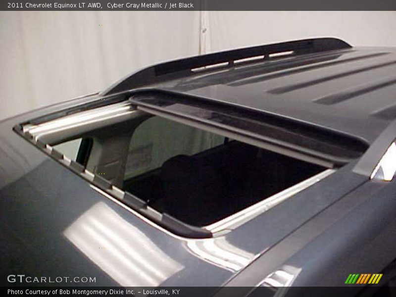 Cyber Gray Metallic / Jet Black 2011 Chevrolet Equinox LT AWD