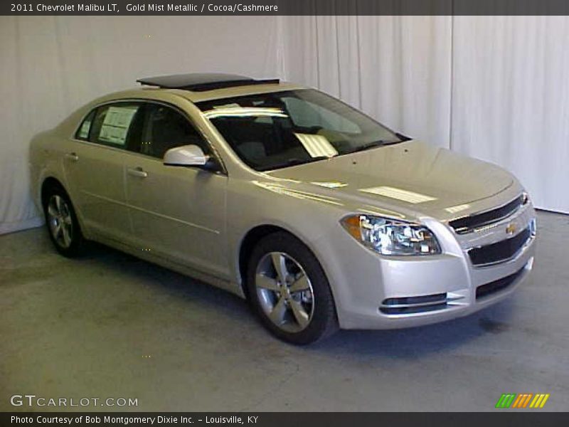 Gold Mist Metallic / Cocoa/Cashmere 2011 Chevrolet Malibu LT