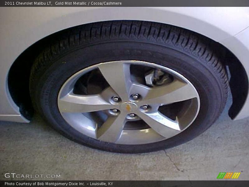 Gold Mist Metallic / Cocoa/Cashmere 2011 Chevrolet Malibu LT