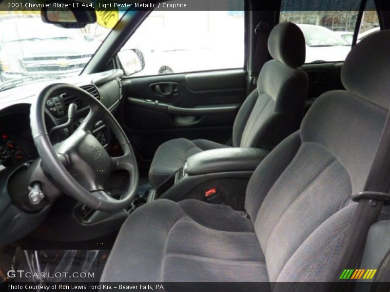 Light Pewter Metallic / Graphite 2001 Chevrolet Blazer LT 4x4