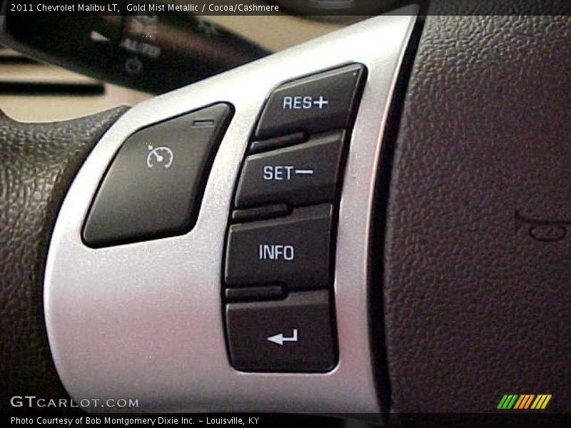 Gold Mist Metallic / Cocoa/Cashmere 2011 Chevrolet Malibu LT
