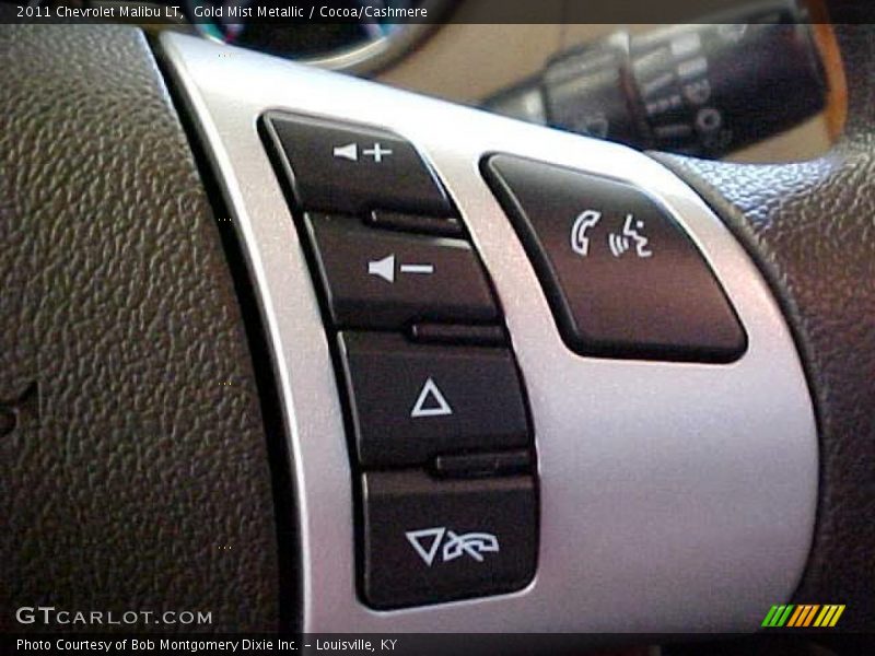 Gold Mist Metallic / Cocoa/Cashmere 2011 Chevrolet Malibu LT