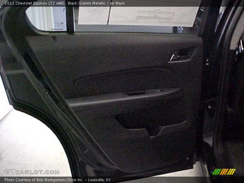 Black Granite Metallic / Jet Black 2011 Chevrolet Equinox LTZ AWD