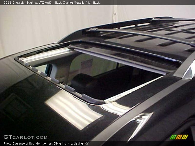 Black Granite Metallic / Jet Black 2011 Chevrolet Equinox LTZ AWD